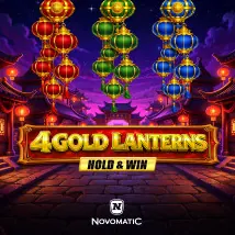 4 Gold Lanterns van Novomatic, speel bij GTbet