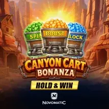 Canyon Cart Bonanza van Novomatic, speel bij GTbet